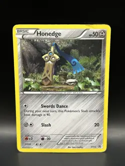 Honedge XY12 - Pokemon XY Black Star Promo Card - DMG (READ DESCRIPTION) - Image 1