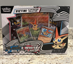 NEW Pokemon TCG Black Bolt White Flare Unova Victini Illustration Cards Box NIP - Image 1