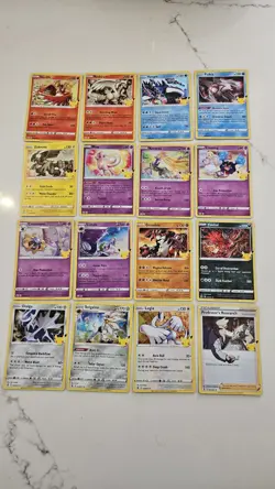 Pokemon Celebrations 16 Card Holo Rare Set Lot - Every Card Shown LP-NM - Image 1