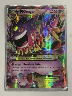 Pokemon TCG XY: Phantom Forces Mega M Gengar EX Holo Card 35/119 - Image 3