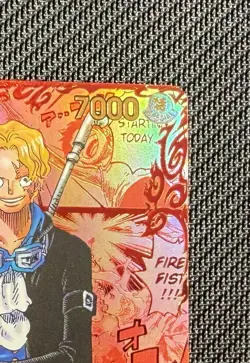 One Piece OP-13-120 Red Manga Art Sabo Card-English - Image 3