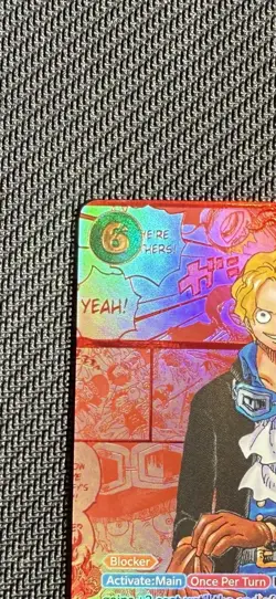One Piece OP-13-120 Red Manga Art Sabo Card-English - Image 4