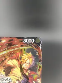 Sanji Offline Regional 2024 Participant One Piece Foil Promo Card OP03-102 - Image 2