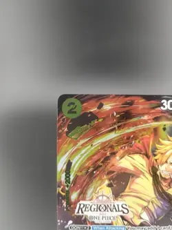 Sanji Offline Regional 2024 Participant One Piece Foil Promo Card OP03-102 - Image 3