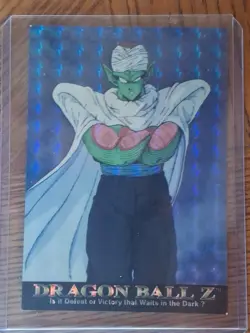 Dragon Ball Z Card JPP/AMADA 09 Piccolo And Goku Prism Holo Foil 1996 - Image 3