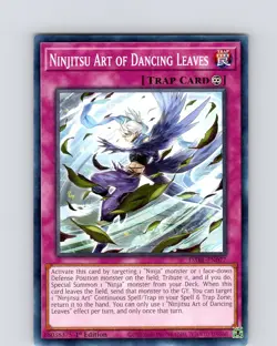 Yu-Gi-Oh Ninjitsu Art Of Dancing Leaves DABL-EN077 1st Edition Common Card NM - Image 1