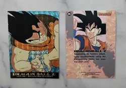 Dragon Ball Z Card #06 Goku Kamehameha Artbox Prism Foil TCG 1996 - Image 3