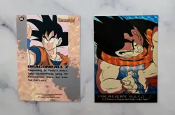 Dragon Ball Z Card #06 Goku Kamehameha Artbox Prism Foil TCG 1996 - Image 4