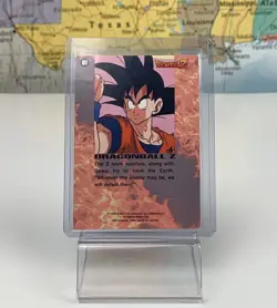 SHIPS SAME DAY Dragon Ball Z Card #01 The Z Team Prism Holo Foil CCG TCG 1996 - Image 2