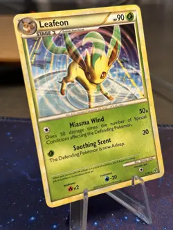 Pokemon TCG Leafeon Card 17/90 Undaunted Non-Holo, MP Condition - Image 1
