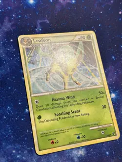 Pokemon TCG Leafeon Card 17/90 Undaunted Non-Holo, MP Condition - Image 3