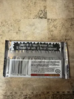 Pokemon The First Movie Topps Trading Cards Sealed Pack - Blue Logo - Image 2