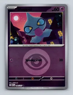 Shuppet 090 Pokemon Ascended Heroes Reverse Holo Energy Symbol Card NM+ - Image 1