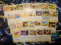Lot of 27 Eevee Pokemon TCG Trading Cards (Jungle, Rocket, Holos, Promos) Mixed - Image 2
