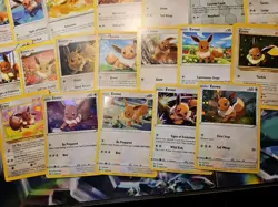 Lot of 27 Eevee Pokemon TCG Trading Cards (Jungle, Rocket, Holos, Promos) Mixed - Image 3