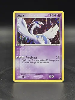 Pokemon TCG Lugia 29/115 Unseen Forces Holo Rare Card NM - Image 1