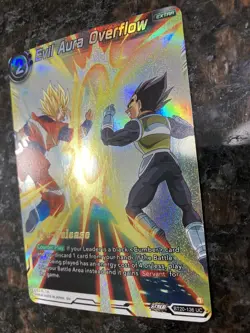 Goku, Vegeta | Evil Aura Overflow PRERELEASE Foil Dragon Ball Super Card Game NM - Image 2
