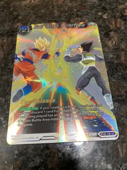 Goku, Vegeta | Evil Aura Overflow PRERELEASE Foil Dragon Ball Super Card Game NM - Image 4