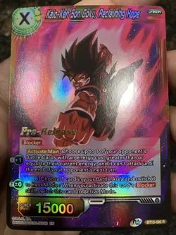 Kaio-Ken Son Goku Reclaiming Hope PRERELEASE Dragon Ball Super Card Game | NM - Image 1