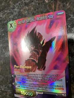 Kaio-Ken Son Goku Reclaiming Hope PRERELEASE Dragon Ball Super Card Game | NM - Image 5