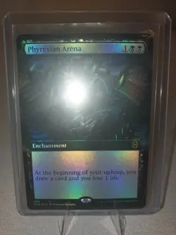 MTG Magic the Gathering Phyrexian Arena (extended art foil) All Will Be One NM - Image 2