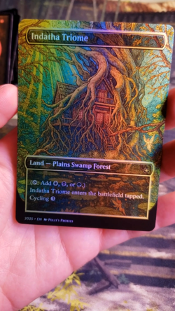 Indatha Triome FOIL Proxy Playtest Card with Custom Illustrated Art Design - Image 2