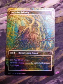 Indatha Triome FOIL Proxy Playtest Card with Custom Illustrated Art Design - Image 4