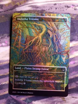 Indatha Triome FOIL Proxy Playtest Card with Custom Illustrated Art Design - Image 5