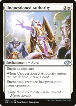 MTG - Unquestioned Authority - J22 - Magic the Gathering - Image 1