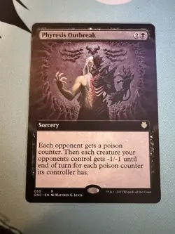Phyresis Outbreak (Extended Art) Commander: Phyrexia: All Will Be One Regular - Image 1