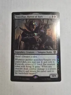 Timothar, Baron of Bats Commander: Innistrad: Crimson Vow Foil - Image 1