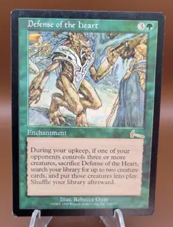 Defense of the Heart x1 MTG Urza's Legacy Magic Light Play LP English - Image 1