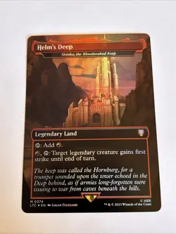Helm's Deep / Shinka, the Bloodsoaked Keep *FOIL* [LTC] The Lord of the Rings - Image 1