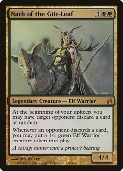 Nath of the Gilt-Leaf Lorwyn HP MTG - Image 1