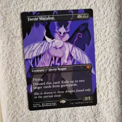 MTG Faerie Macabre M0134 Special Guest: Lorwyn Eclipsed Borderless Mythic NM/M - Image 3