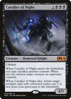 Cavalier of Night Core Set 2020 LP MTG - Image 1