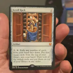 Scroll Rack Commander Legends Regular Mythic Artifact Wizards English - Image 1