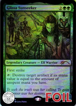 MTG Glissa Sunseeker (491) | NM Foil | Secret Lair Livia Prima {SLD} - Image 1
