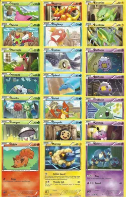 2012 COMPLETE (39) COMMON DRAGONS EXALTED Pokemon Card Set - Mareep Vulpix++NM/M - Image 1