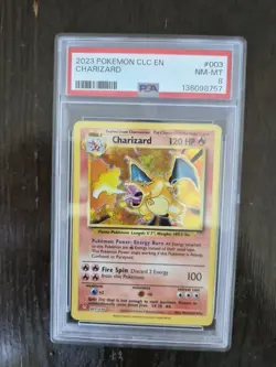 Charizard *PSA 8* Holo *Classic Collection* 3/34 *2023* Pokemon - Image 1