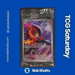 2025 POKEMON BLACK STAR PROMO PHANTASMAL FLAMES ETB #022 CHARCADET (SEALED) - Image 1
