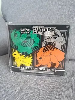 Pokemon Acrylic Magnetic Display Case For Elite Trainer Boxes / ETB BRAND NEW - Image 1