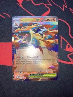 Mega Charizard Y ex 030 Mega Evolution Tin Holo Promo Pokemon English Near Mint - Image 2