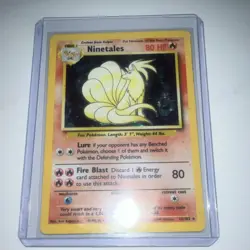 Wizards Ninetales 12/102 Base Set Holo Rare Stage 1 80 HP Pokemon TCG - Image 3