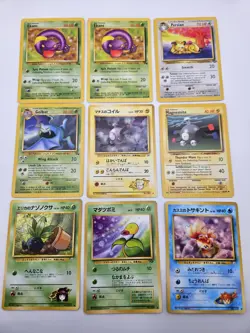 36 Vintage Pokemon Card Lot WOTC Base Fossil Rocket Gym | Mixed English/Japanese - Image 3