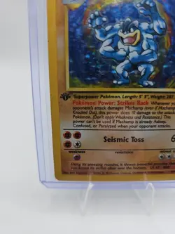 Machamp Base Set 8/102 Holo 1st Edition Rare MP/HP - Image 4