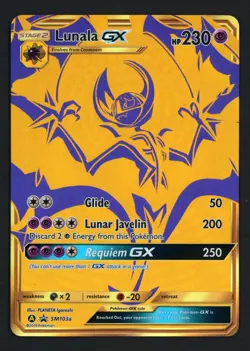 Lunala GX SM103a Sun & Moon Black Star Promo Pokemon TCG - Image 1