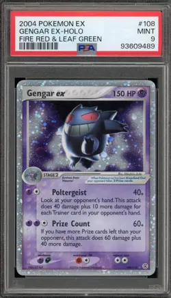 Pokemon Gengar ex EX Fire Red & Leaf Green Holo Ultra Rare #108 PSA 9 Mint - Image 1