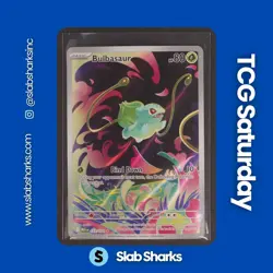 2025 POKEMON MEGA EVOLUTION #133/132 BULBASAUR ILLUSTRATION RARE - Image 1
