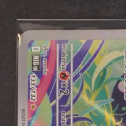 2025 POKEMON MEGA EVOLUTION #133/132 BULBASAUR ILLUSTRATION RARE - Image 3